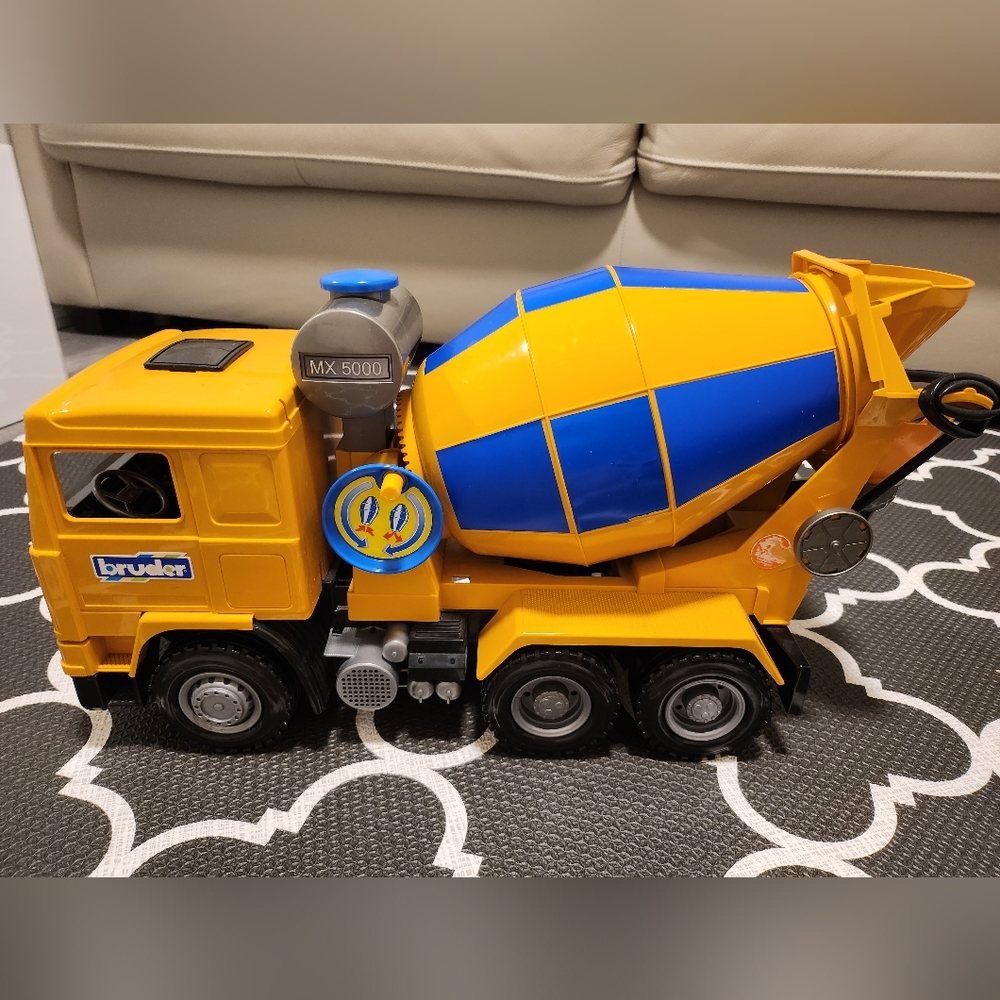 Bruder cement mixer truck toy